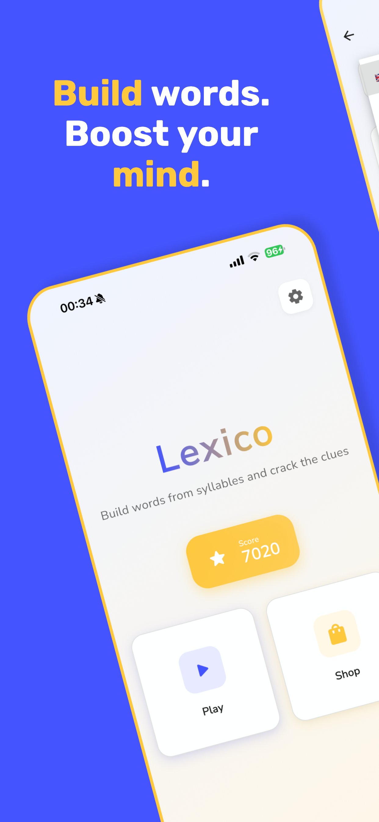 Lexico puzzle gameplay