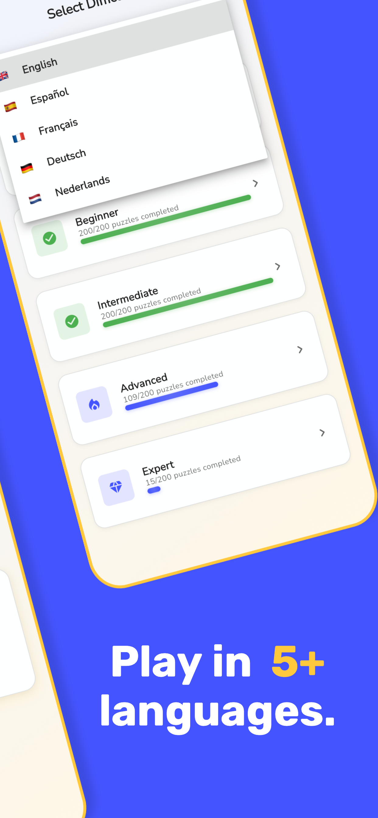 Lexico level selection