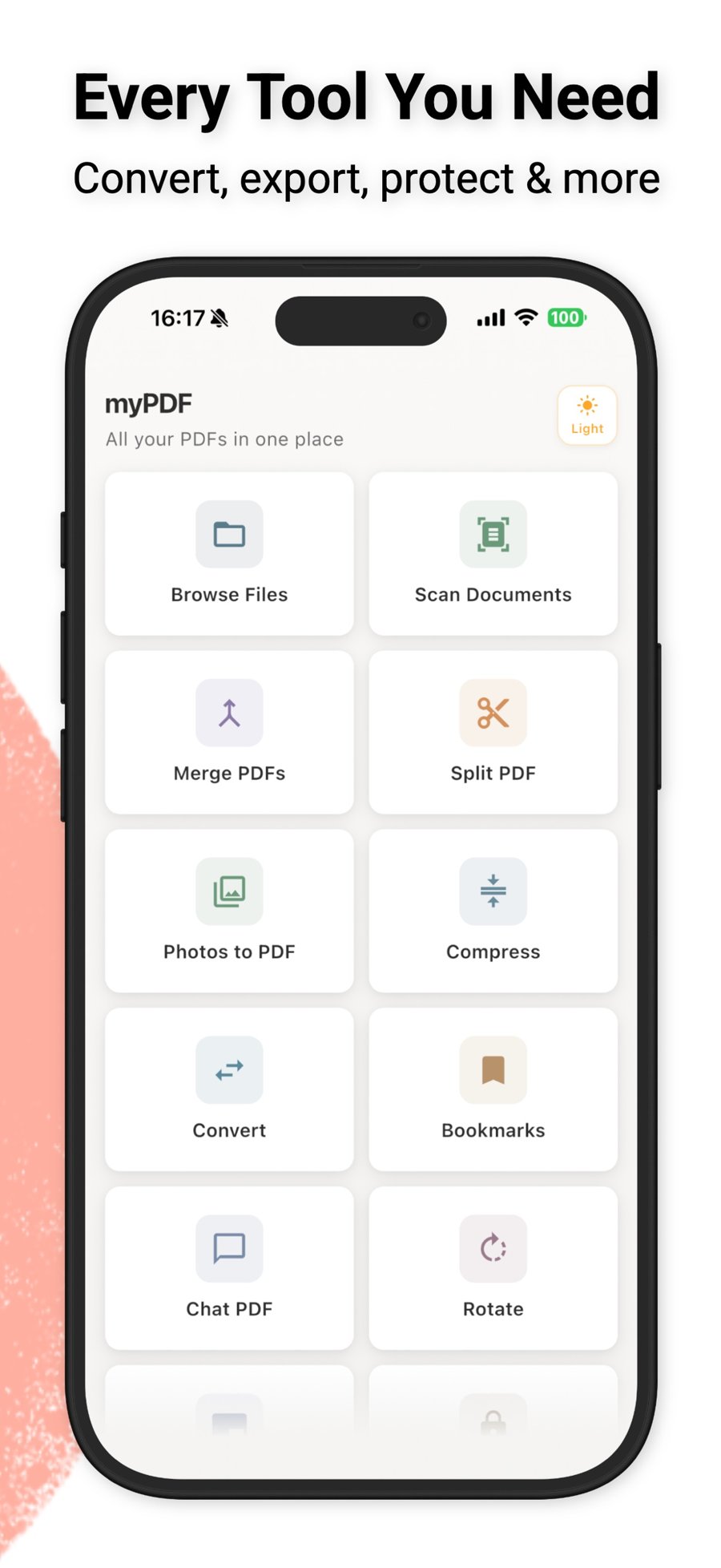 myPDF tools: convert, export, protect and chat with PDFs